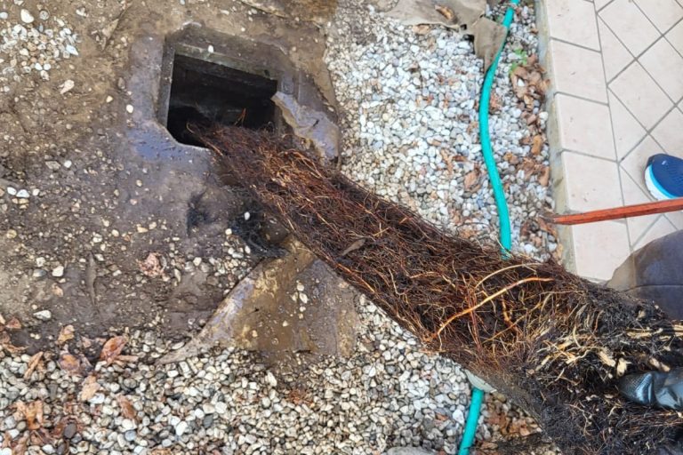 pulizia dei pozzetti di scarico dalle radici