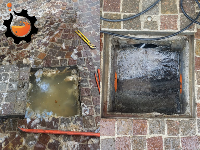 pulizia di pozzetti di scarico